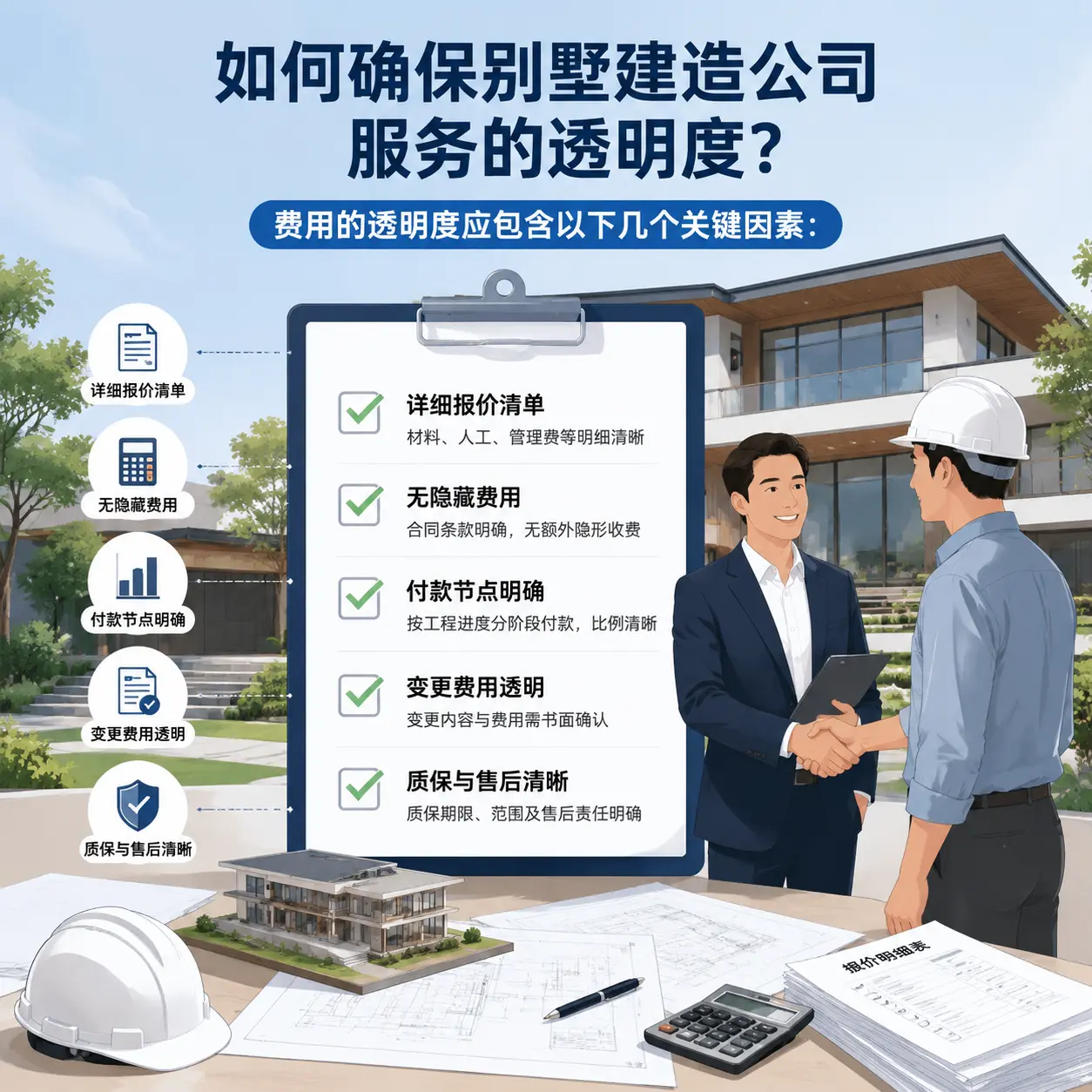 在 西秀 如何确保别墅建造公司服务的透明度?