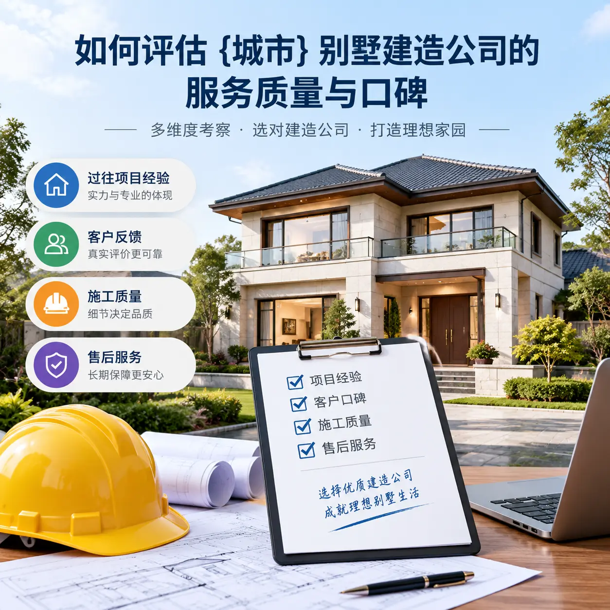 如何评估 西秀 别墅建造公司的服务质量与口碑