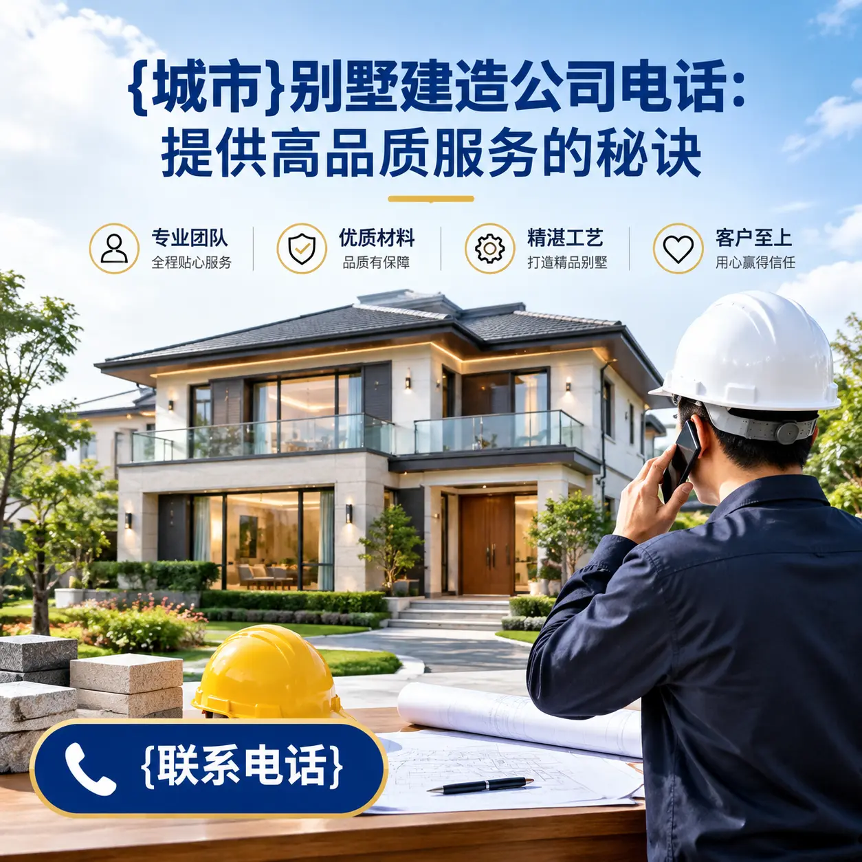 西秀别墅建造公司电话:提供高品质服务的秘诀