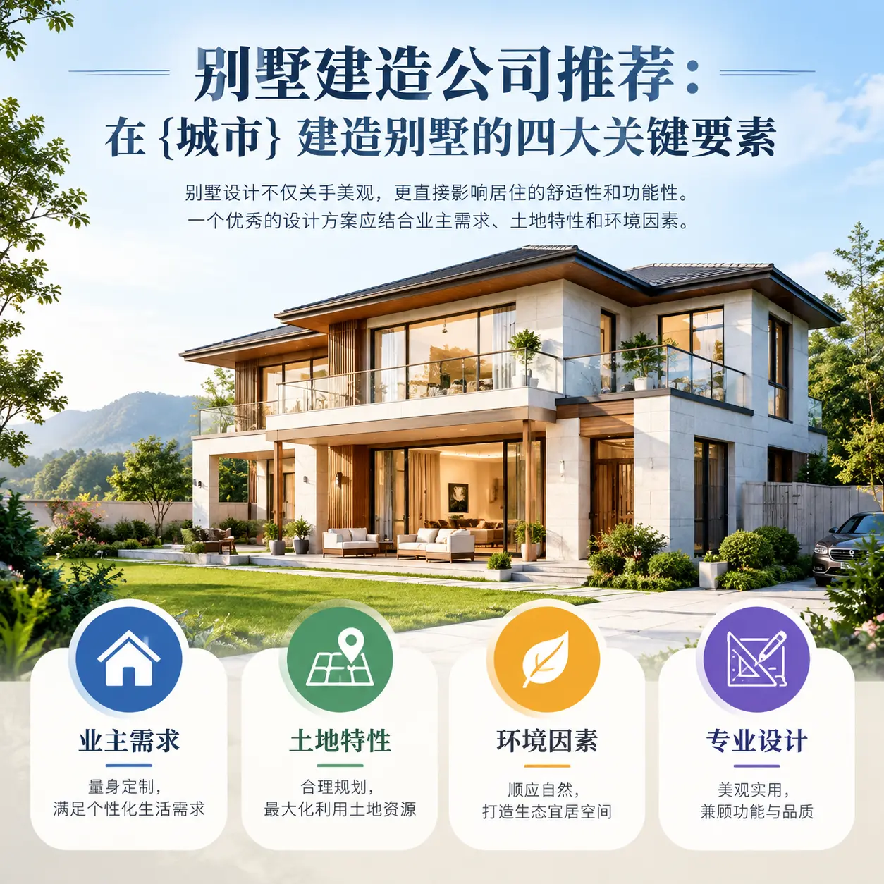 别墅建造公司推荐:在 西秀 建造别墅的四大关键要素